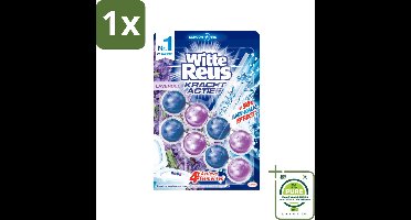 1 x Witte Reus - Kracht Actief WC Blok - Lavendel Boost - 2 Toiletblokken - Toiletblok - Lavendelgeur - Toiletreiniger - Badkamerschoonmaak - Hygiëne