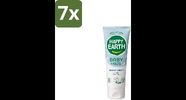 Happy Earth – Diaper Cream – 100% Natuurlijk Baby & Kids – 75 ml - Bulkverpakking - 7 stuks