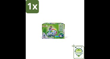 1 x Dreft - Wasmiddelcapsules - Blue Dreams - Frisse geurboost - 16 Wasbeurten - Wascapsules - Plasticvrije Verpakking - Wasmiddel - Wascapsules Dreft - Wasmiddel Capsules