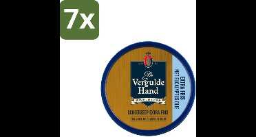 7 x Vergulde Hand - Scheerzeeptablet - Extra Fris - 75 gr - Koffiezetapparaat