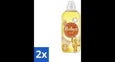 2 x Robijn – Wasverzachter – Zwitsalgeur – 765 ml - Wasverzachter - Babygeur - Zachte Was - Wasverzachter Bakje - Huidvriendelijk