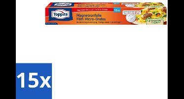 Toppits – Magnetronfolie – 15 m - Bulkverpakking - 15 stuks