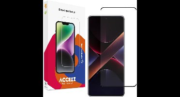 Accezz Screen Protector - Geschikt voor Xiaomi Poco X7 - Gehard Glass Full Cover
