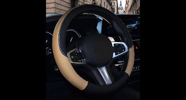 Stuurhoes - Maat 38 cm - Autostuurhoes - Zwart en Beige