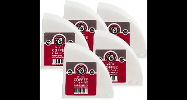 500 Stuks Witte Koffiefilters Maat 01 (V01) - Geschikt voor Maat 01 Koffiezetapparaten