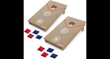 Spordas Cornhole pittenzakken spel - Werpspel voor 2-4 spelers - FSC-gecertificeerd