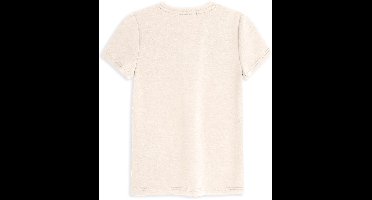 4PRESIDENT T-shirt meisjes - Beige - Maat 116 - Meiden shirt