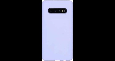 FONU Premium Siliconen Backcase Hoesje Samsung Galaxy S10 - Blauw