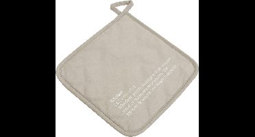 Gusta Pannenlap 20x20cm Lichtgrijs