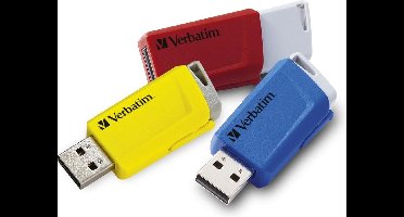 Pendrive Verbatim Store 'n' Click 3 Pieces Multicolour 16 GB