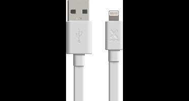 Xtorm Flat USB to Lightning Cable (3m) - Wit