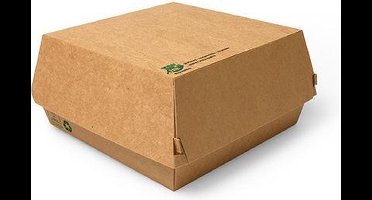 25 st. 25st. Kartonnen Hamburger Bakjes Groot