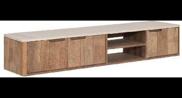 DTP Home Bliss tv-meubel Mortex en teakhout – 170x35x30 cm