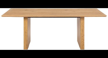 Eettafel Rechthoek 210cm - Naturel Hout - 6-8 Personen - Magnus - Giga Living