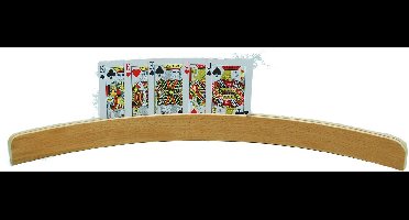 Kaartenlat 50 cm.gebogen blank multiplex