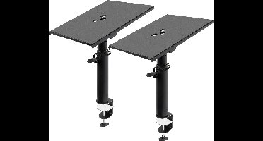Verstelbare Desktop Luidsprekerstandaards (2 Stuks) voor Boekenplankboxen en Laptops