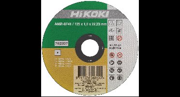 HiKOKI Doorslijpschijf voor RVS/metaal 115x1mm - 782306