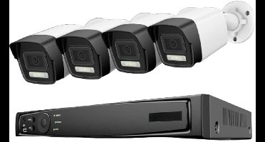 8-Kanaals NVR Beveiligingsset – Beveiligingssysteem – Surveillance Camera Set – CCTV Systeem – IP Camera Kit – 4 Ultra HD 4K Camera’s – 2TB HDD – IP67 Waterdichte Behuizing