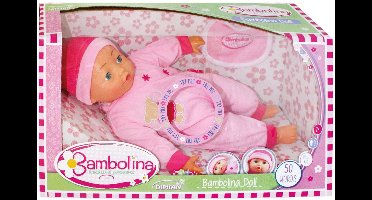 Pop 40 cm pratend speelgoedpop met 50 Nederlandse zinnen.