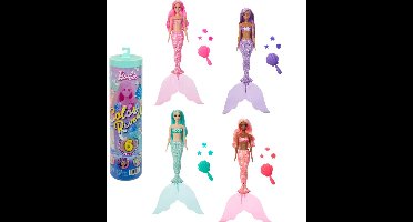 Barbie Color Reveal Zeemeerminserie - Pop en Accessoires met 6 Verrassingen