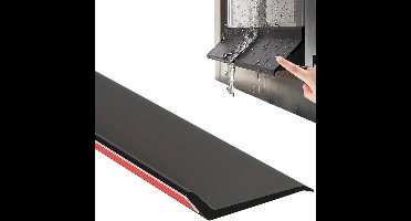 Zelfklevende waterdichte afdichtingsstrip voor ramen, 4,3 cm breed, geschikt voor balkons, doucheruimtes, keukens en badkamers (2 m)