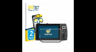 BROTECT - Screenprotector voor Humminbird Helix 7 - Folie Beschermfolie transparant 2 Stuks