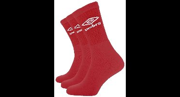 Umbro Sport Sokken 3 Paren Rood EU 39-42 Man