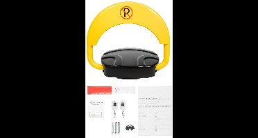 JAQZY Parkeerbeugel - Parkeerpaal - Parkeerslot met afstandsbediening - Tot 20m - Parkeerplekbeveiliging - Gelegeerd staal