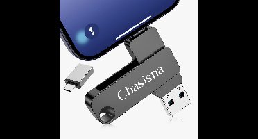 Geheugenstick 128GB voor Telefoon, Tablet en PC - USB C, USB en Lightning