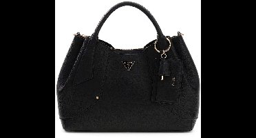 GUESS handtas schoudertas Darcy Girlfriend Satchel Black zwart