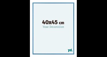 Your Decoration - Fotolijst 40x45 cm - Aluminium - Staal Blauw - Kent
