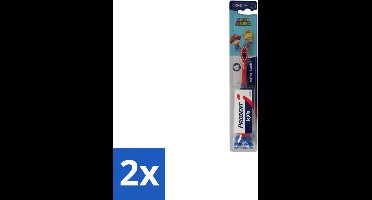 2 x Prodent – Tandenborstel – Super Mario – 0–6 jaar - Tandenborstel Voor Kinderen - Tandenpoetsen Voor Jonge Kinderen - Super Mario Tandenborstel - Kindertandenborstel - Gezonde Tanden