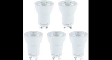 5 Pack - 35mm GU10 Led Spot 2.8W - 270 Lumen - 2700K Warm Wit