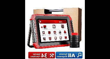 Autodiagnosetool – Diagnose Scanner – Foutcode Uitlezer – OBD2 Scanner – Auto Diagnosesysteem – 8 Inch Scherm – WiFi & Bluetooth Verbinding