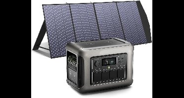 Draagbare Powerstation – Mobiele Accu – Noodstroom Generator – Zonne Energie Station – 1152Wh Capaciteit – 200W Continu Stroom