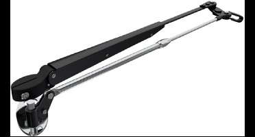 Roca Parallelarm W10/12/38L, Zwart/RVS 324-462mm