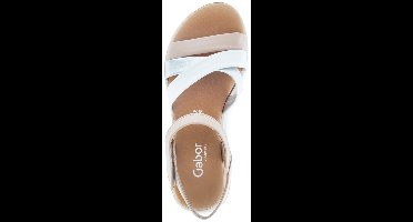 Gabor Sandaal Taupe/Wit - Maat 5,5 - 38,5
