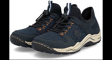 Rieker Dames Slipper Slip-On Casual Comfortabel Memory-Foam L0593-14 Blauw