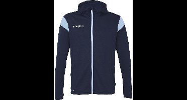 Uhlsport Squad 27 Jas Met Kap Kinderen - Marine / Hemelsblauw | Maat: 140