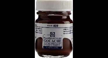 Talens Gouache Verf Extra Fijn - 409 Gebrande Omber, 50 ml
