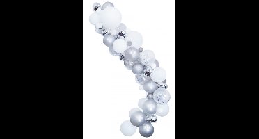 Ballon deco kit zilver