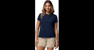 Columbia Zero Rules™ Light SS Crew Dames Outdoorshirt - Collegiate Navy
