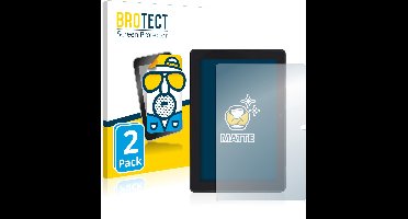 BROTECT - Screenprotector voor Simbans Tangotab 10" - Folie Beschermfolie matte 2 Stuks