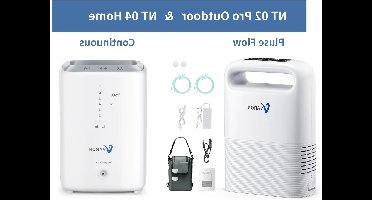 Zuurstofconcentrator – O2 Concentrator – Ademhalingstoestel – Medische Luchtgenerator – Draagbare Zuurstofmachine – Lichtgewicht 2,2 kg – Fluisterstil ≤43 dB