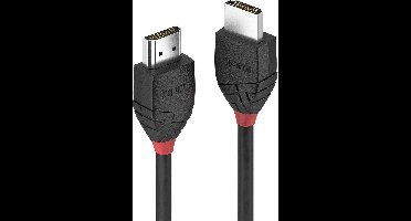 LINDY 36470 HDMI-kabel HDMI Aansluitkabel HDMI-A-stekker, HDMI-A-stekker 0.50 m Zwart 4K UHD