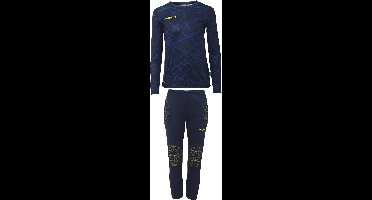 Uhlsport Prediction Keeperset Kinderen - Marine / Fluogeel | Maat: 140