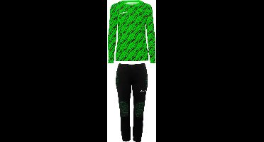 Uhlsport Progressive Goalkeeper Bundle Junior Fluo Green Black