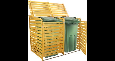 Core® Kliko Ombouw – Containerberging - Kliko Ombouw Dubbel - Geel - 92cm x 149cm x 122cm