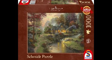 Schmidt - Legpuzzel - Rustige avondstemming - Thomas Kinkade - 1000 stukjes - Volwassenen - vanaf 12 jaar