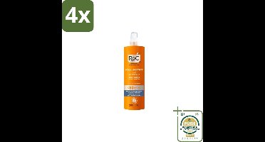 RoC – Zonnebrand Spray – Soleil Protect Moisturising SPF30 – 200 ml - Voordeelverpakking - 4 stuks - SPF 30 - Huidbescherming